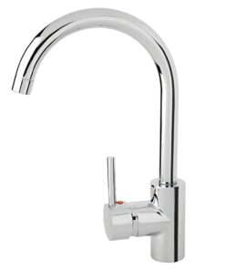 Monomando "Línea Flow" Fregadero Con Caño Alto Con Cartucho ceramico Ø 40 mm.