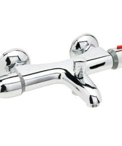 Monomando "Línea Flow" Baño y Ducha Termostático Con Cartucho ceramico Ø 40 mm.