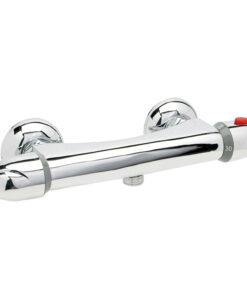 Monomando "Línea Flow" Ducha Termostático Con Cartucho Ceramico Ø 40 mm.