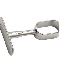 Soporte Barra Ovalado Central Niquel