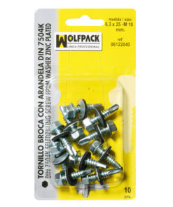 Tornillo Broca 6,3x25-10 mm. (10 Piezas)