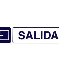 Rotulo Adhesivo 250x63 mm. Salida