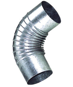 Codo Estufa Galvanizado de 110 mm. 90°.
