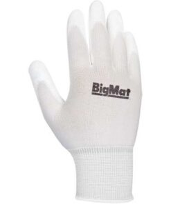 Alternative view of GUANTE BIGMAT PALMA PU BLANCO T.8