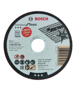 DISCO HIERRO 115MM.INOX RAPIDO 1MM. STANDARD