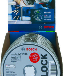 X-LOCK STANDARD FOR INOX 125 X 1MM: LATA 10UDS