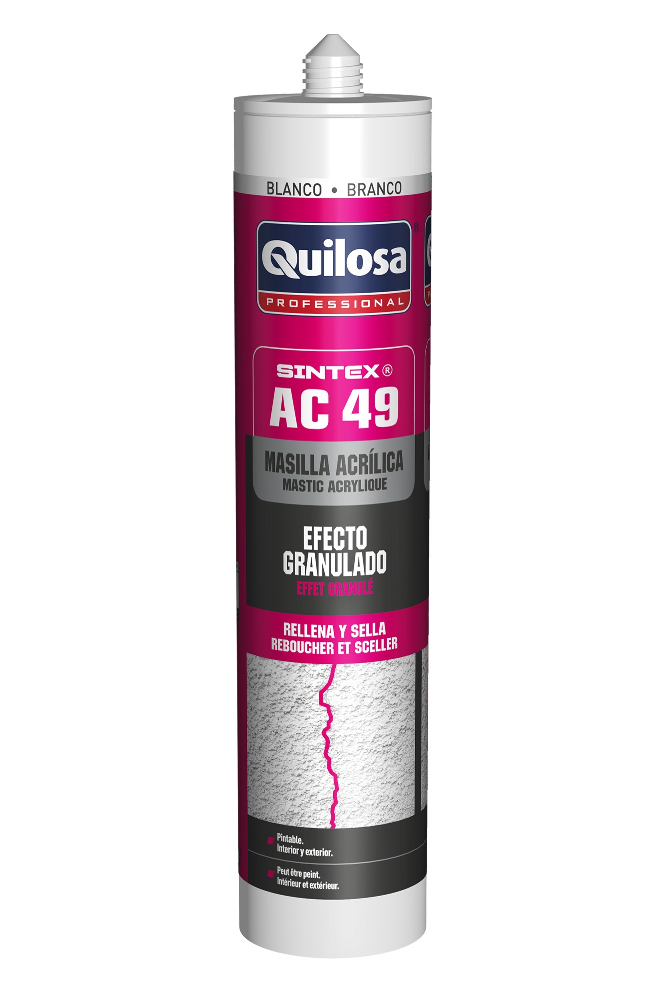 SILICONA PROFESIONAL SINTEX AC-49 BLANCO 300ML