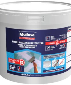 MASILLA DE RELLENO PARA CARTON YESO. (SOLUCION PLACA - PASO 3) CUBO 1,8 KG BLANC