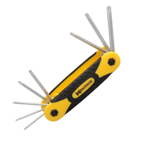 Juego Llaves Torx Plegable  8 Piezas Inviolable, Llave Torx Hexagonal, Llave Estrella, Llave Allen Estrella - Imagen 2