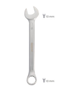 Alternative view of Llave Combinada Plus 10x10 Acero Cromo Vanadio DIN 3113. Llave Doble Boca, Llave Fija, Llave Estrella