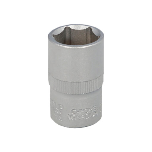 Llave Vaso 1/2" Hexagonal 17 mm. Perfil de 6 caras. Acero Cromo Vanadio, Aristas Redondas - Imagen 2