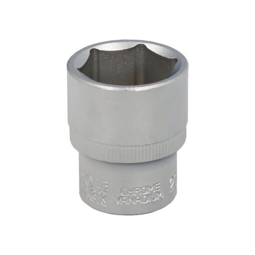 Llave Vaso 1/2" Hexagonal 23 mm. Perfil de 6 caras. Acero Cromo Vanadio, Aristas Redondas - Imagen 2