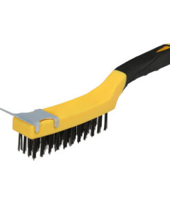 Alternative view of Cepillo Manual Acero Soldador Con Rascador, Mango de plástico, Cepillo Soldaduras, Cepillo Taller
