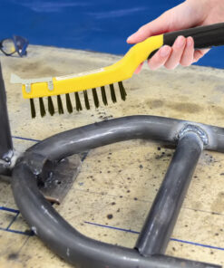 Cepillo Manual Acero Soldador Con Rascador, Mango de plástico, Cepillo Soldaduras, Cepillo Taller