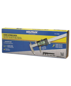 Calibre Digital Acero Inoxidable 150 mm. Pie de Rey, Paquimetro. Pantalla LCD, Boton de Bloqueo