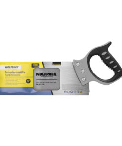 Serrucho Costilla Bimaterial 300 mm / 12" Sierra Carpintero, Serrucho Carpinteria, Sierra Costilla, Sierra Madera, Plastico, etc