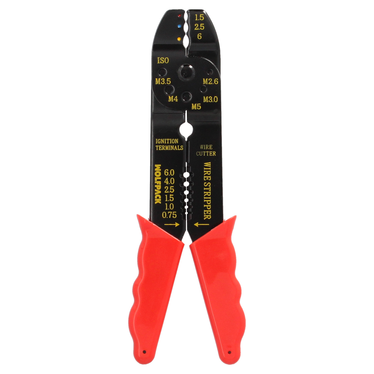 Alicates Crimpar Terminales Con Pelacables 195 mm. - Imagen 2