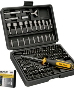 Alternative view of Juego Puntas con Destornillador 1/4" 122 Pzs. Con Apadtador. Cromo Vanadio, Kit Llave Combinada, Kit Carraca,