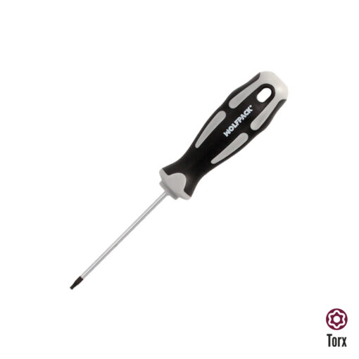 Destornillador Torx Inviolable Acero S2 Mango TPR Bimaterial. Medida T07 x Ø 3,0 x 75 mm. - Imagen 2