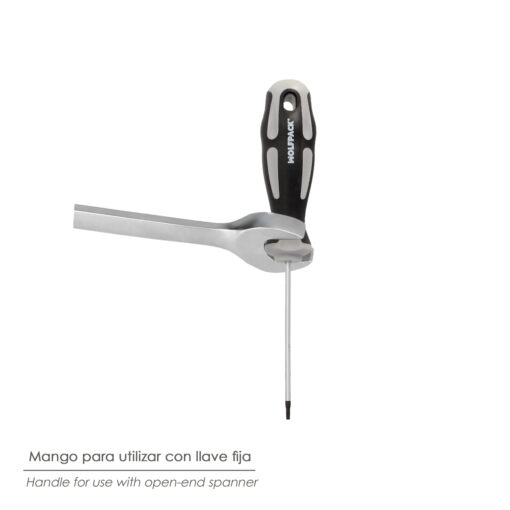 Destornillador Torx Inviolable Acero S2 Mango TPR Bimaterial. Medida T07 x Ø 3,0 x 75 mm. - Imagen 5