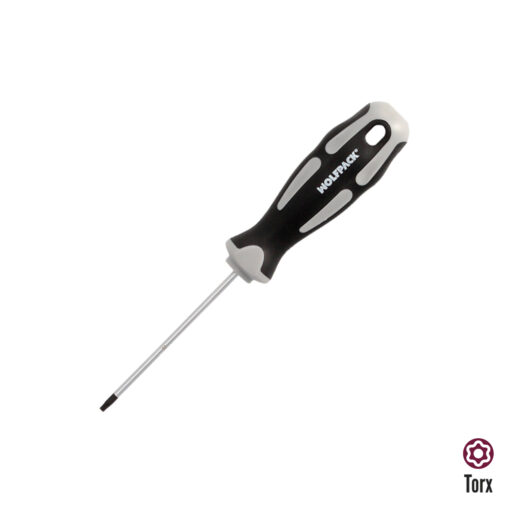 Destornillador Torx Inviolable Acero S2 Mango TPR Bimaterial. Medida T09 x Ø 3,0 x 75 mm. - Imagen 2