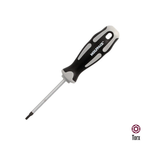 Destornillador Torx Inviolable Acero S2 Mango TPR Bimaterial. Medida T10 x Ø 5,0 x 75 mm. - Imagen 2