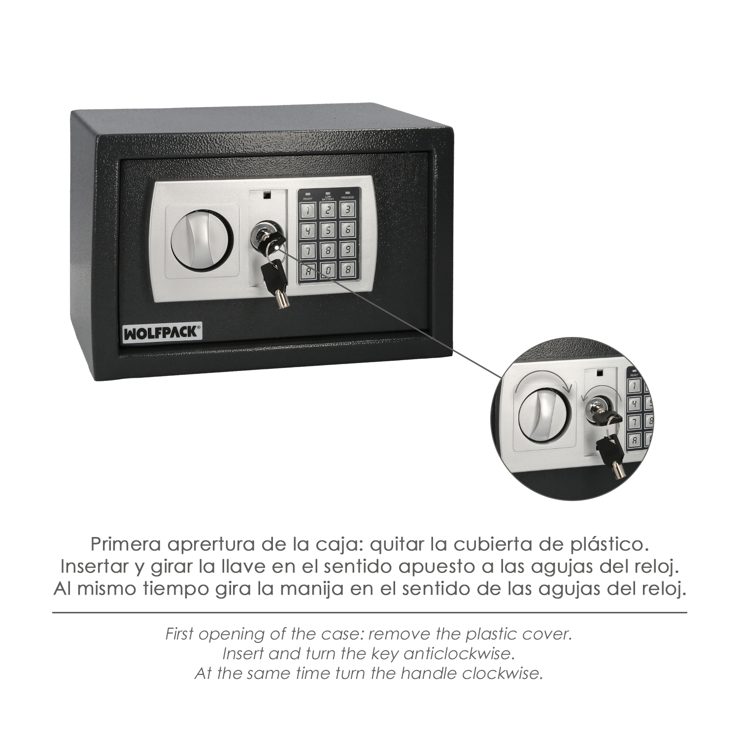 Caja Fuerte Sobreponer Electrica 31x20x20 cm. - Imagen 4