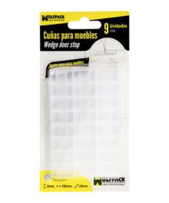 Cuñas Calza Muebles Ajustable / Recortable Transparente (Blister 9 Piezas)