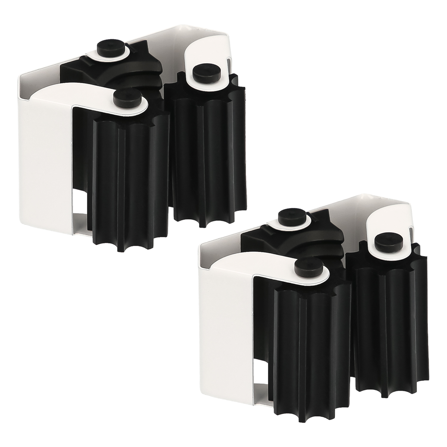 Colgador Adhesivo / Atornillable Para Escobas, Fregonas, Cepillos, Recogedores (Blister 2 piezas) - Imagen 2