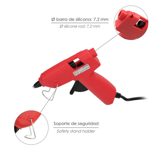 Pistola Termocolante Wolfpack- IDE 10w/ 7 mm Mini - Imagen 4