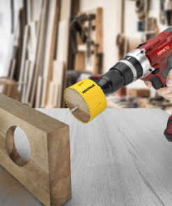 Corona Sierra Bimetal Ø 127 mm. Templado Termico, Base Reforzada. Corona Madera, Broca Agujeros Madera, Acero, Hierro, Plasticos