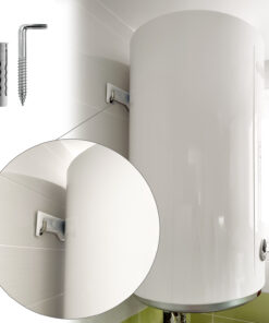 Kit Sanitario Alcayata Con Taco Ø 10 x 50 mm. Fijación Calentadores / Termos De Agua