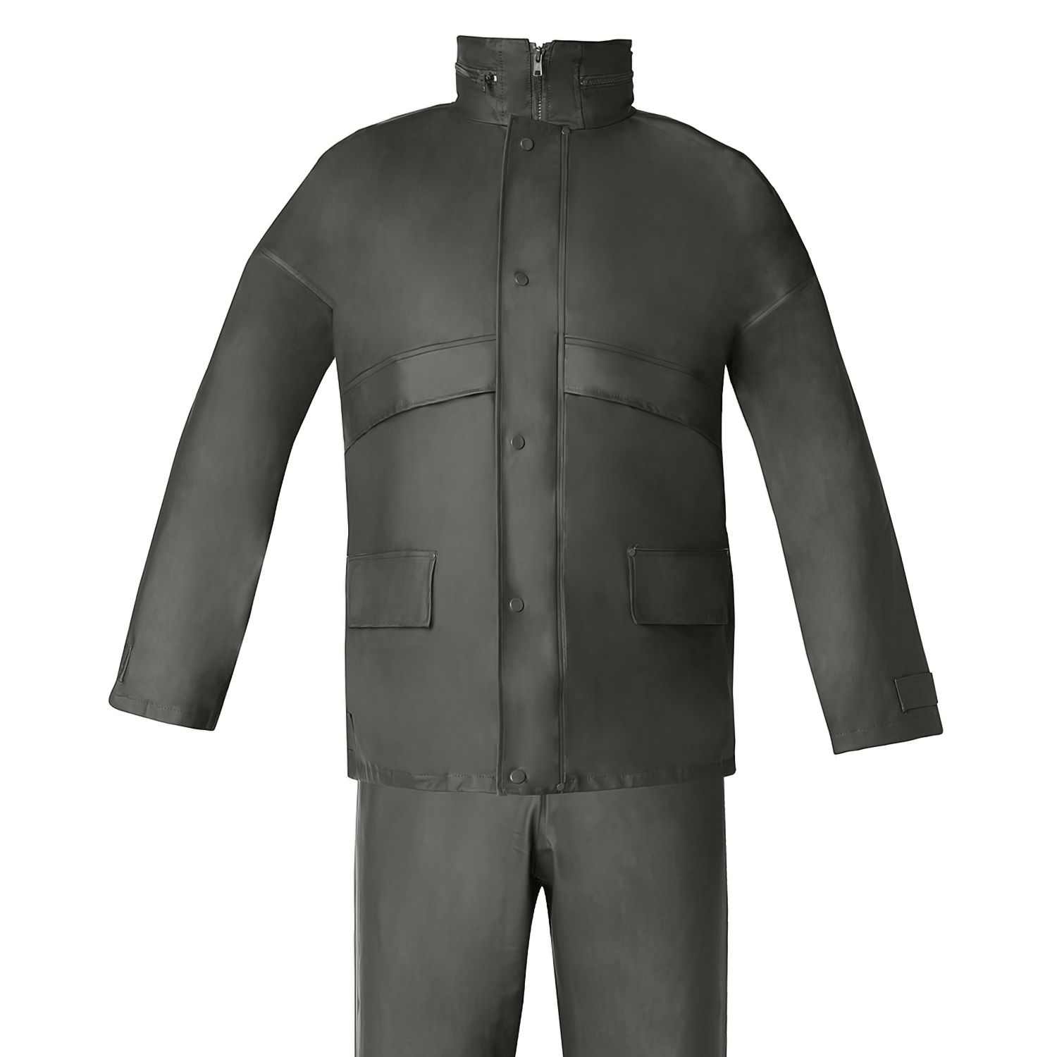 Traje de Agua Impermeable Verde Poliuretano Talla 7-L - Imagen 2