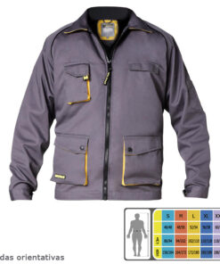 Chaqueta de Trabajo Gris/Amarillo Talla 56/58 XL