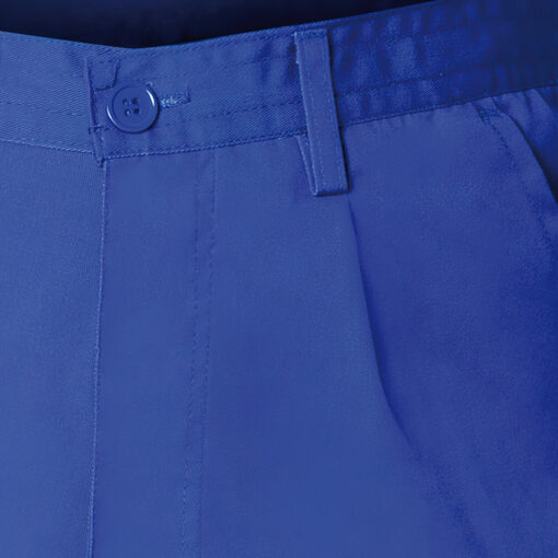 Pantalon De Trabajo Largo, Color Azul, Multibolsillos, Resistente, Talla 50 - Imagen 3