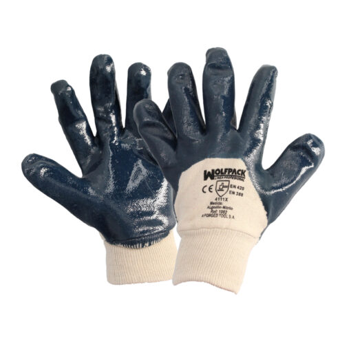 Guantes Nitrilo / Lona  Pesados Nimax 10" - Imagen 2