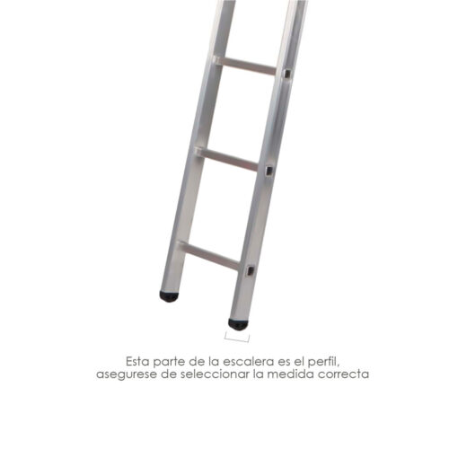 Contera Para Escalera Pronor 2 Tramos Con 10+10 Peldaños ( Perfil 66 mm.)