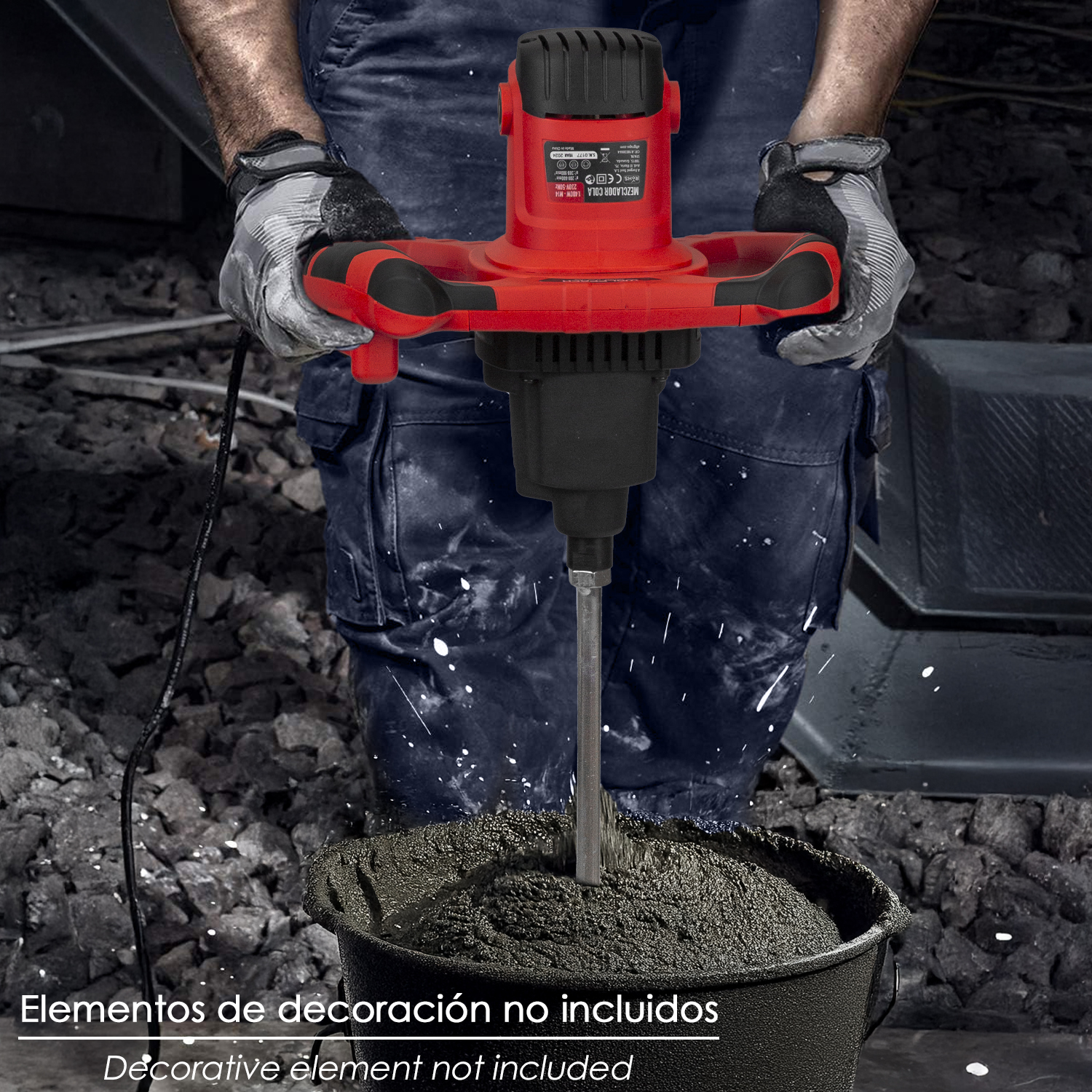 Mezclador Eléctrico 1400 Watt 6 Velocidades Con Variador de Potencia - Imagen 8