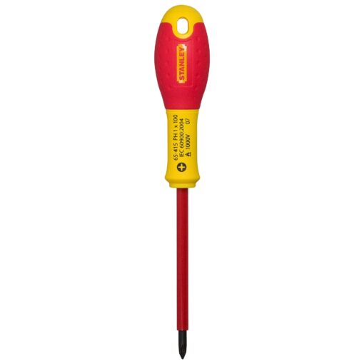 DESTORNILLADOR DE ELECTRICISTA AISLADO FATMAX PHILLIPS PH1X100MM