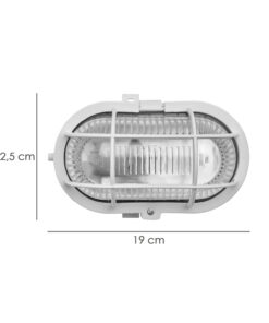 Alternative view of Plafon Blanco E27 IP44