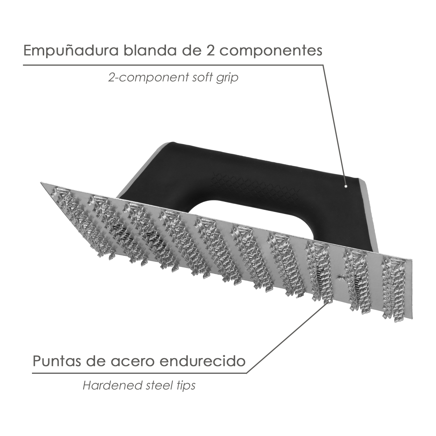 Rascador Mortero Profesional 250x145 Mango TPR - Imagen 3