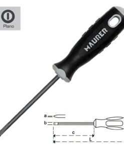 Destornillador Maurer Vaciada 1,0x5,5x150 mm.