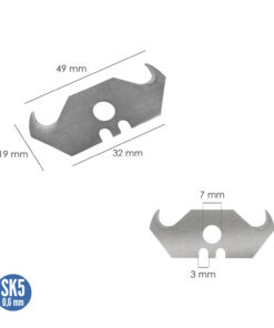 Alternative view of Hoja Cuchillo Gancho (Dispensador de 10 hojas)