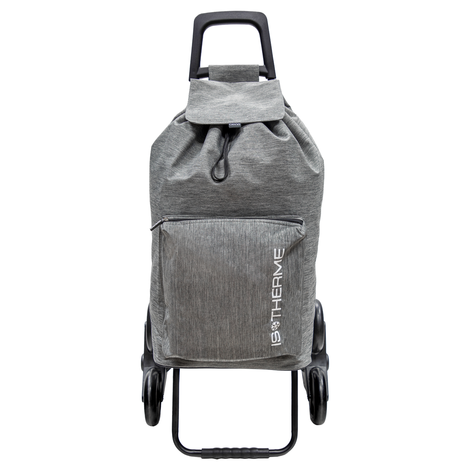 Carro De La Compra 6 Ruedas Sube Escaleras Gris Jaspeado 54 Litros Carrito De La Compra Poliester. Bolsa Térmica Refrigeración - Imagen 2