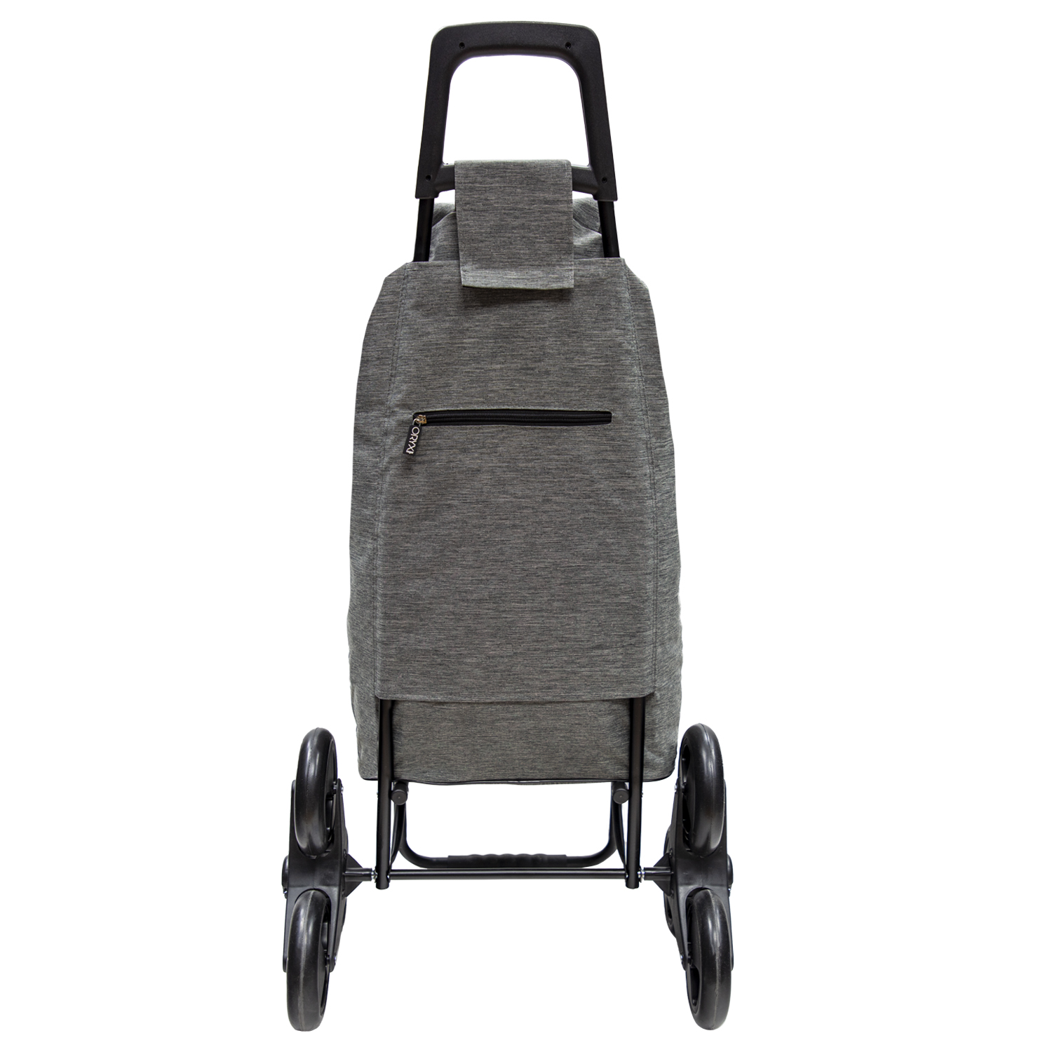 Carro De La Compra 6 Ruedas Sube Escaleras Gris Jaspeado 54 Litros Carrito De La Compra Poliester. Bolsa Térmica Refrigeración - Imagen 4