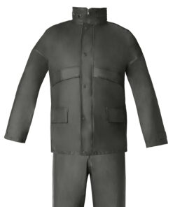 Traje de Agua Impermeable Verde Poliuretano Talla 7-L