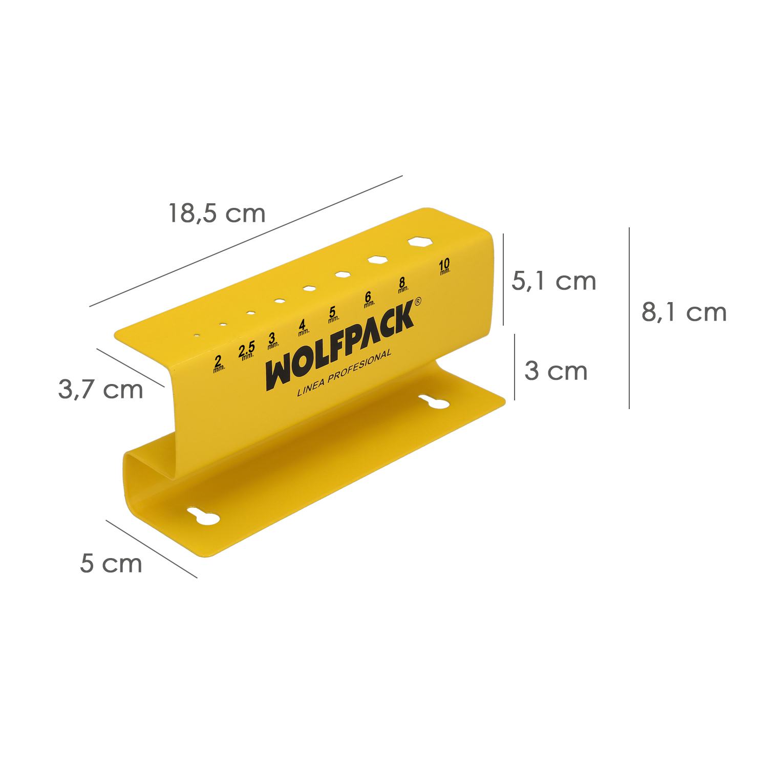 Expositor Para Llaves Allen Mango T Completo (8 Piezas) - Imagen 4