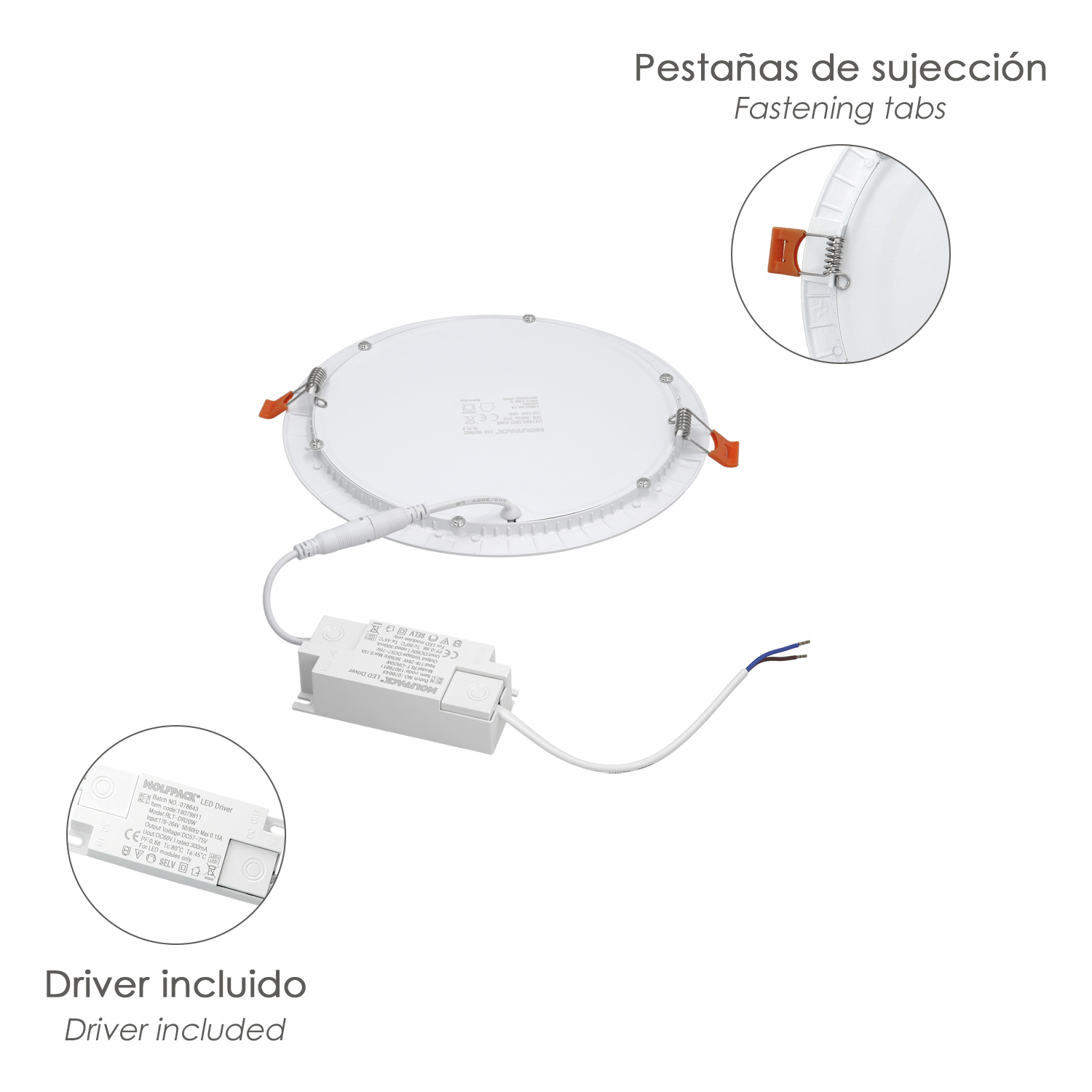 Downlight Led Empotrar 20 Watt 1800 Lumenes 6000K - Imagen 5