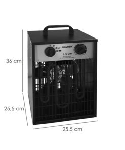 Alternative view of Calefactor Industrial 1650 / 3300 Watt. Cañon Aire Caliente.