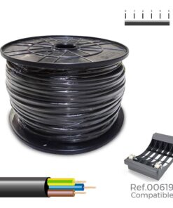 Alternative view of MANGUERA ELECTRICA ACRILICA 1KW NEGRA 3X1,5